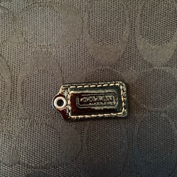 Coach Black Signature Collection Turnlock Wristlet - Picture 3 of 7